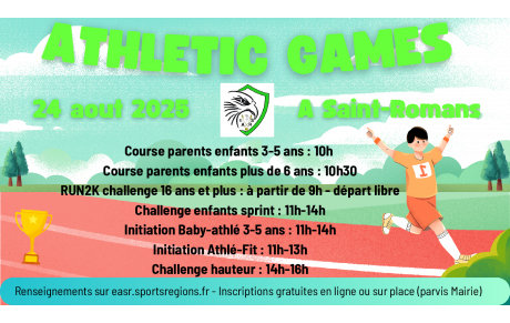  Résultats ATHLETIC GAMES 2025